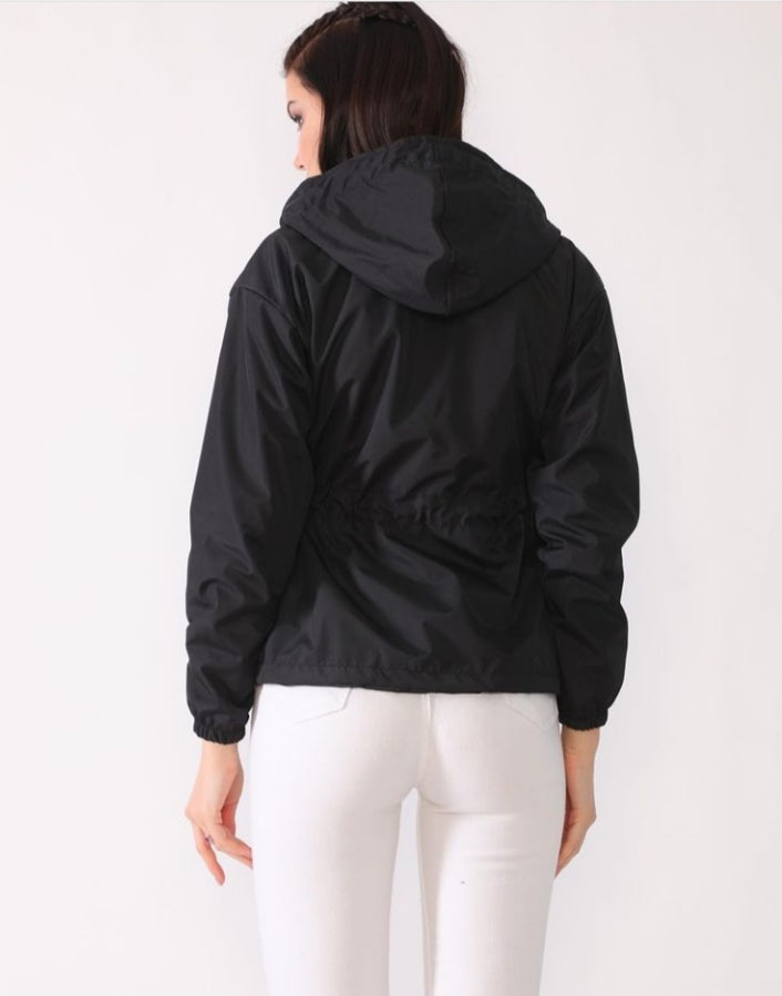Veste à capuche noir
