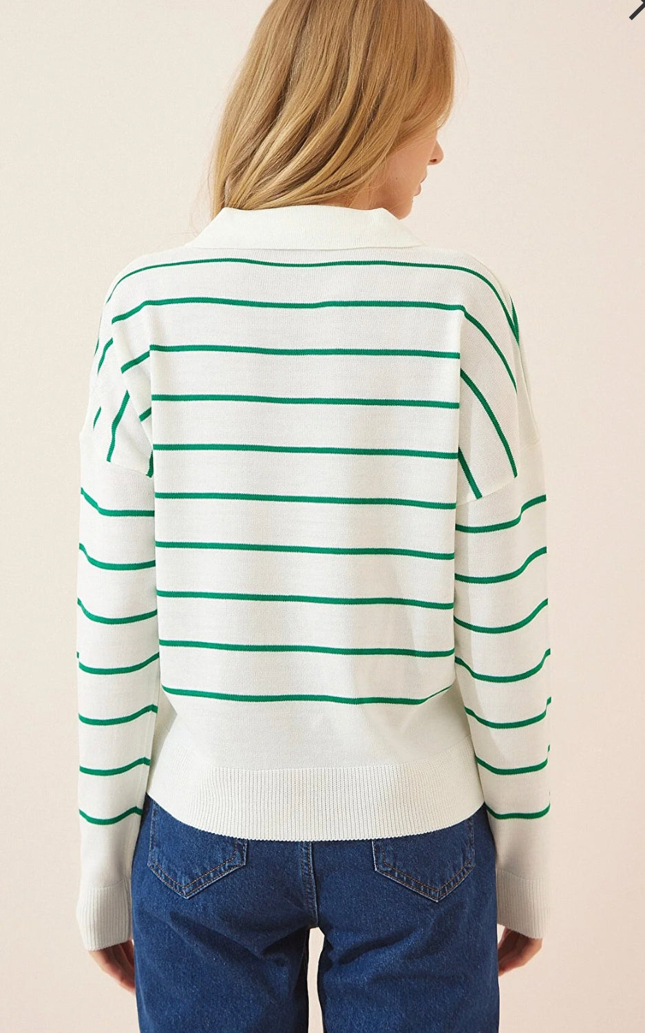 Pull à rayure