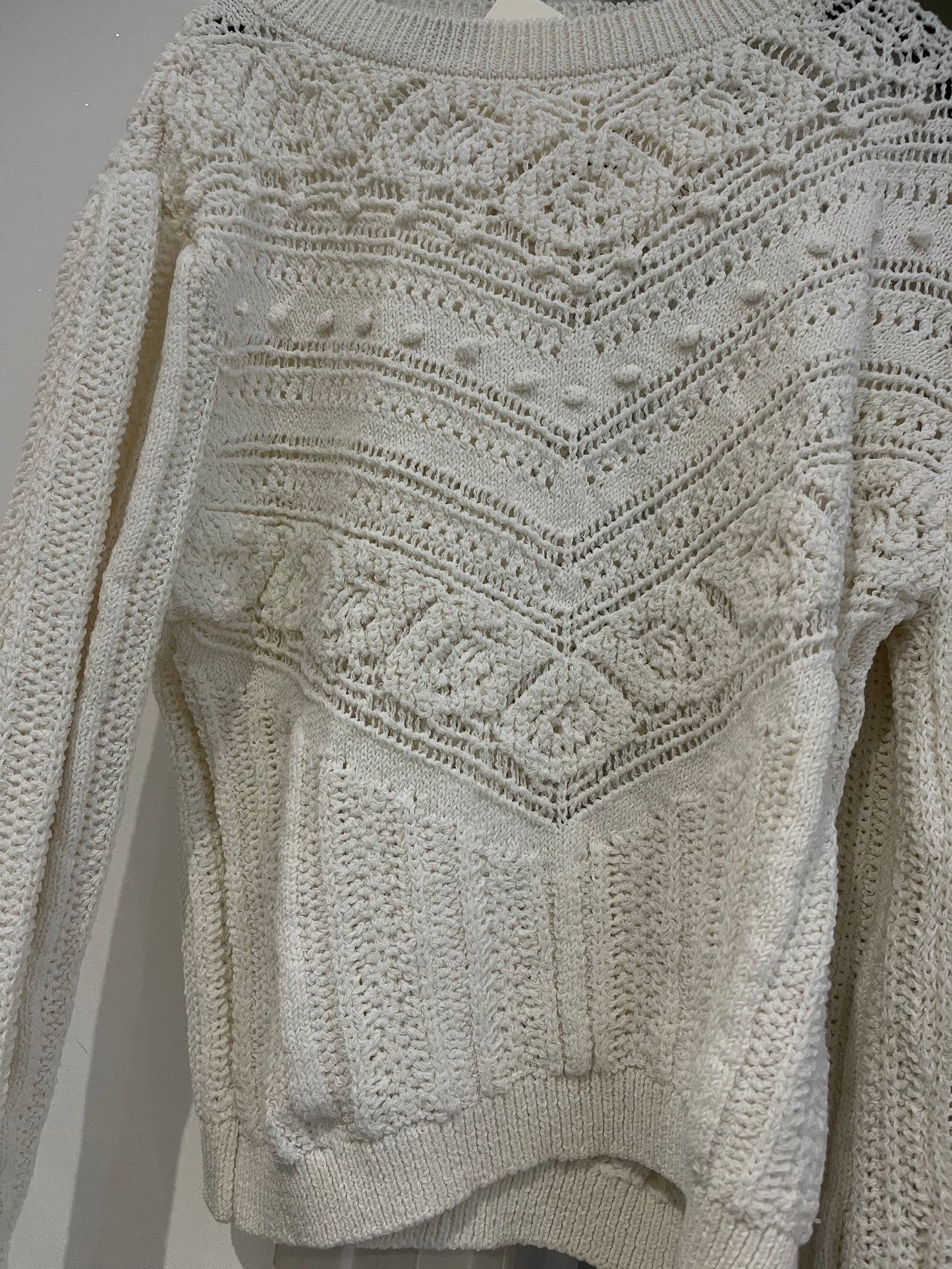 Pull écru